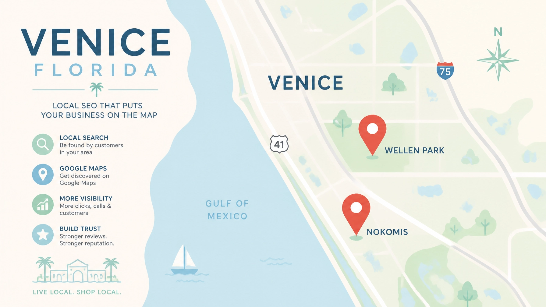 The Simple Trick to Rank on Google Maps for Every Venice Neighborhood (Wellen Park, Nokomis, Venice Isles & More)
